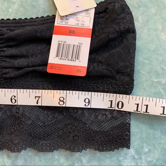B.tempt’d by Wacoal Black Lace Bandeau, XS, NWT - Picture 4 of 9